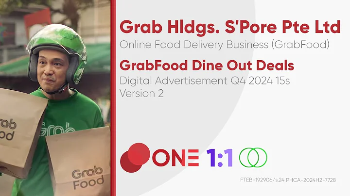 GrabFood Dine Out Deals Digital Ad Q4 2024 15s (Philippines, Version 2) [1:1/ST]