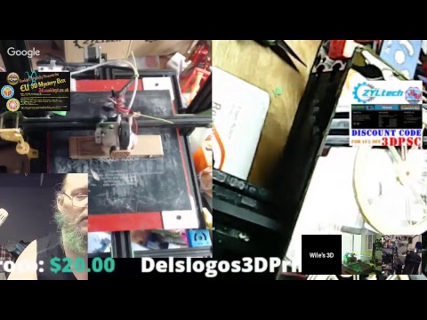 Monday 3D printing a hangout- 3D printing and working on some models