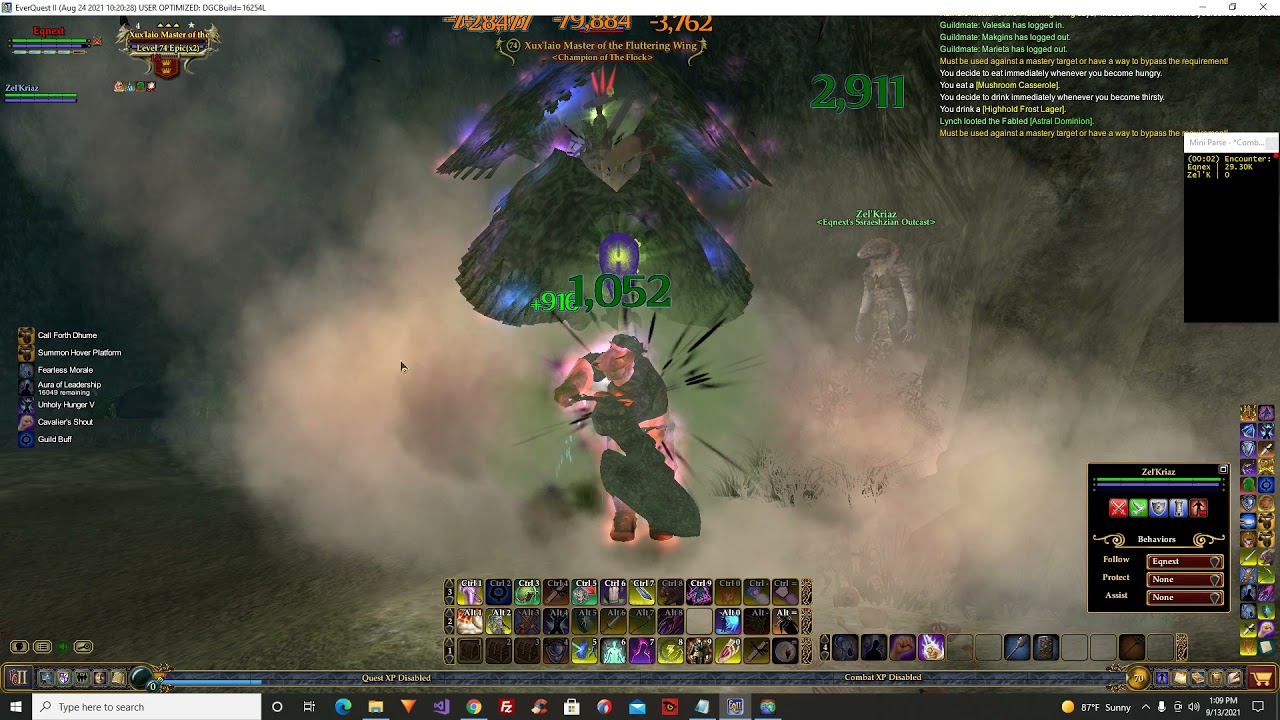 EverQuest II Level 70 EqNext ShadowKnight solo Xux'laio Master of the Fluttering Wing Level74 Epicx2
