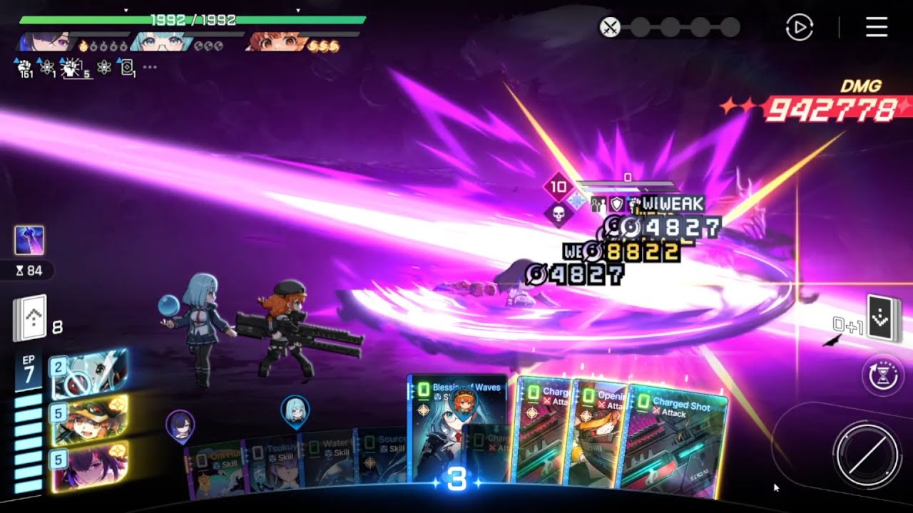 Chizuru 150 Hits 900k Damage Shadow of The Moon | Tower of Screams 56-60 | [Chaos Zero Nightmare]