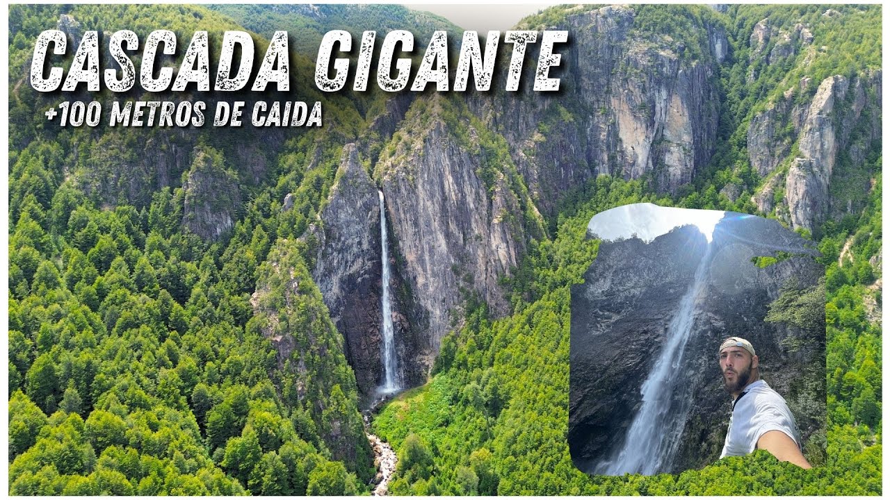 La MEJOR CASCADA de toda la CARRETERA AUSTRAL | USHUAIA a ALASKA en 110cc | Cap.15