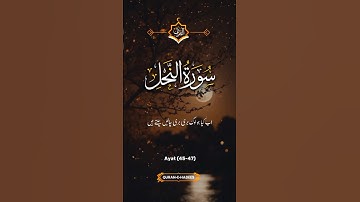 سورة النحل الشيخ مشاري راشد العفاسي Surat An-Nahl Ayyat 45_47