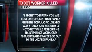 Department of Transportation worker dies after being struck by motorist