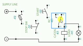HOW TO WIRE A DOUBLE THROW(CHANGE OVER RELAY) SIMURELAY!@wecenter #electronic #electrical #electro