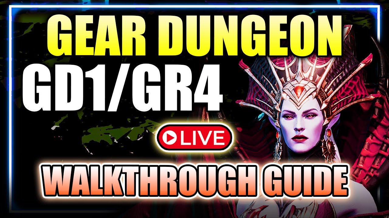 Gear Dungeon 1 (GEAR RAID 4) LIVE GUIDE & WALKTHROUGH #gd1 #gr5