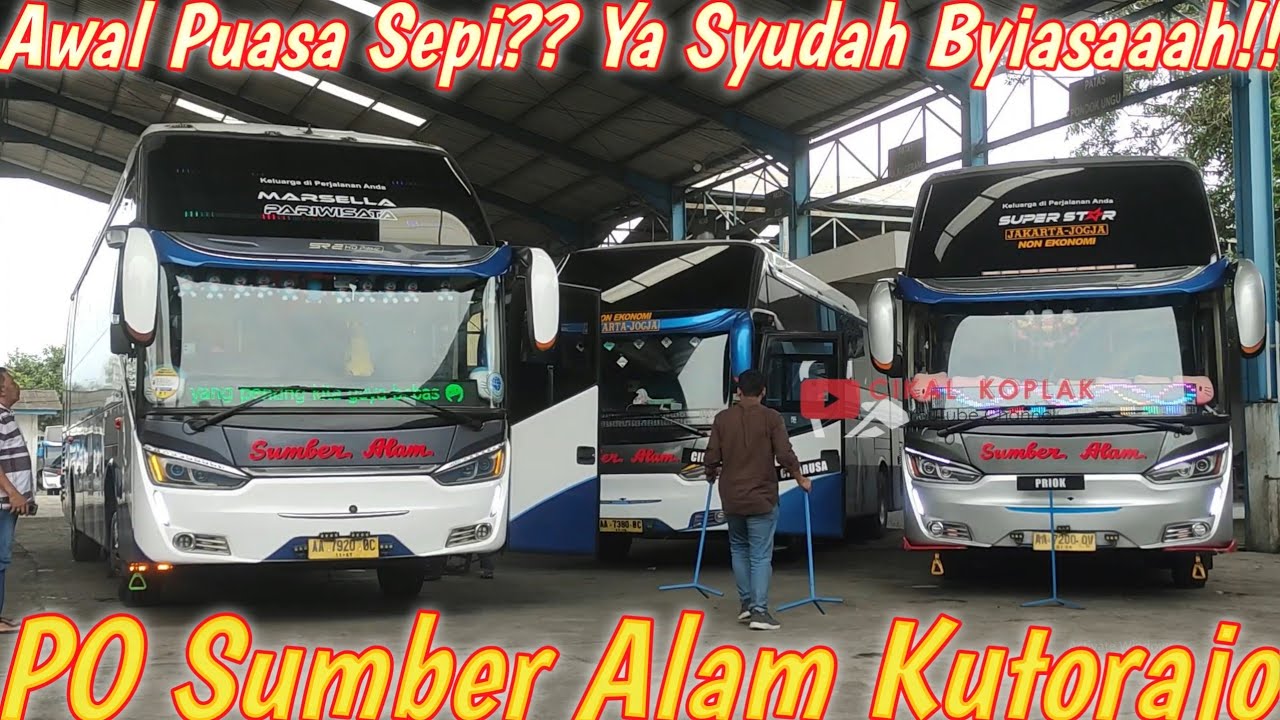 TRADISI AWAL BULAN RAMADHAN YA SEPI | HUNTING KESIBUKAN BUS SUMBER ALAM KUTORAJO 23 FEBRUARI 2026