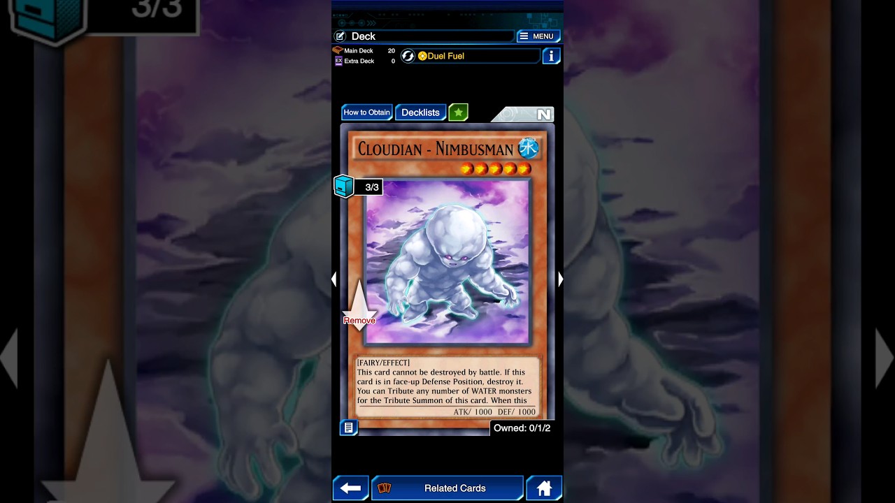 yugioh duel links cloudian deck Complete Custom for Yu-Gi-Oh! GX Yu-Gi-Oh! Episode Decks: Adrian Gecko's