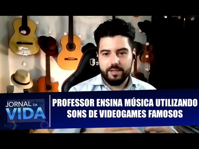 Professor ensina música utilizando sons de jogos eletrônicos famosos