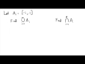 Performing an indexed union and intersection