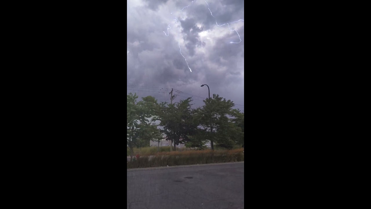 Lightning Strikes Storm Is Coming