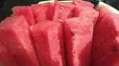 Fun And simple Way To Cut Watermelon- Bite Size Pieces - YouTube