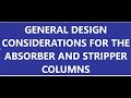 Design considerations in tray and packed columns