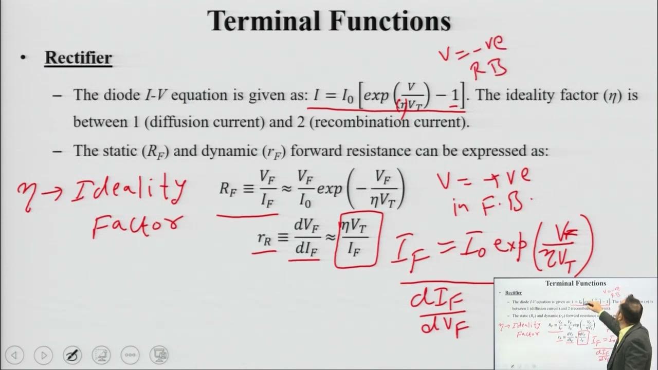 Terminal Functions in PN Junctions YouTube