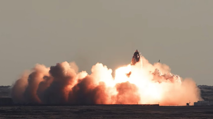 Elon Musk's SpaceX Starship Explodes During Static Fire Test