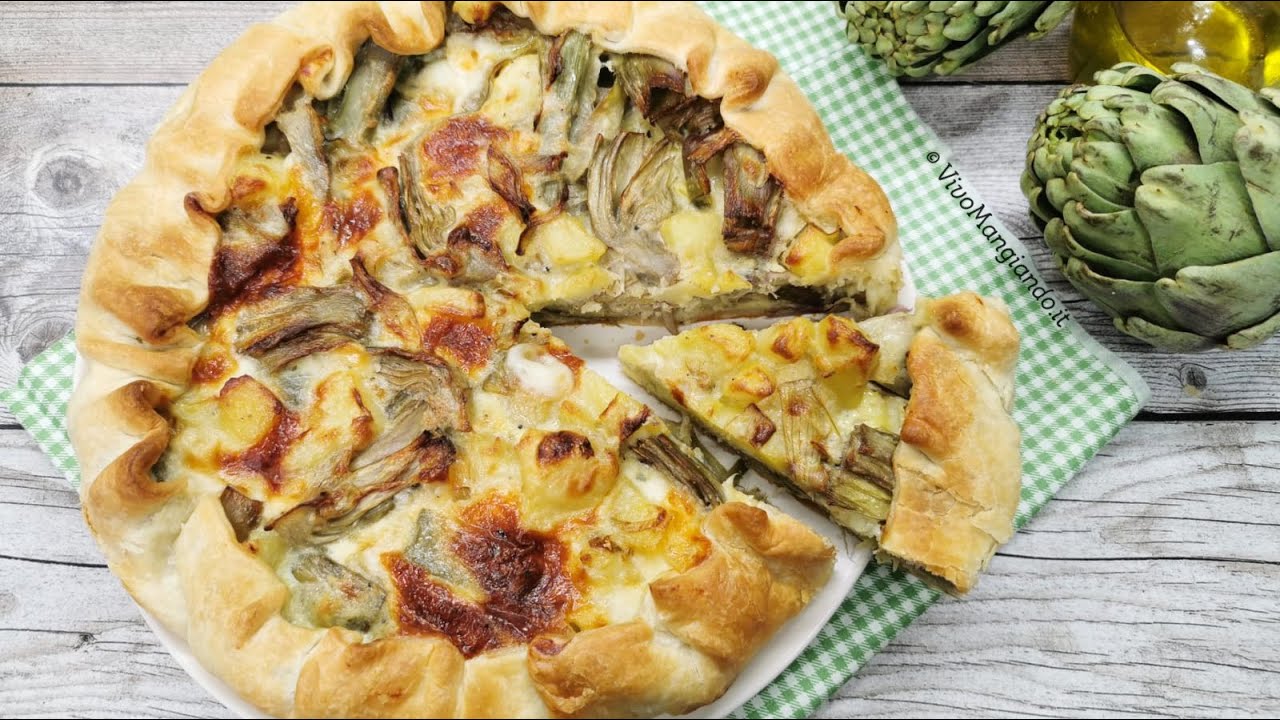 Torta di carciofi e patate