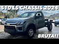 Chevrolet s10 ls chassis 2024  4x4 diesel manual e sem caamba 4k