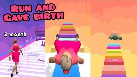 Pregnant Run 3D 🤰Gameplay Walkthrough Level 1-10