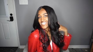 QUICK STYLE WITH MY DSOAR HAIR\/BRAZILIAN BODY WAVE HAIR INSTALL REVIEW