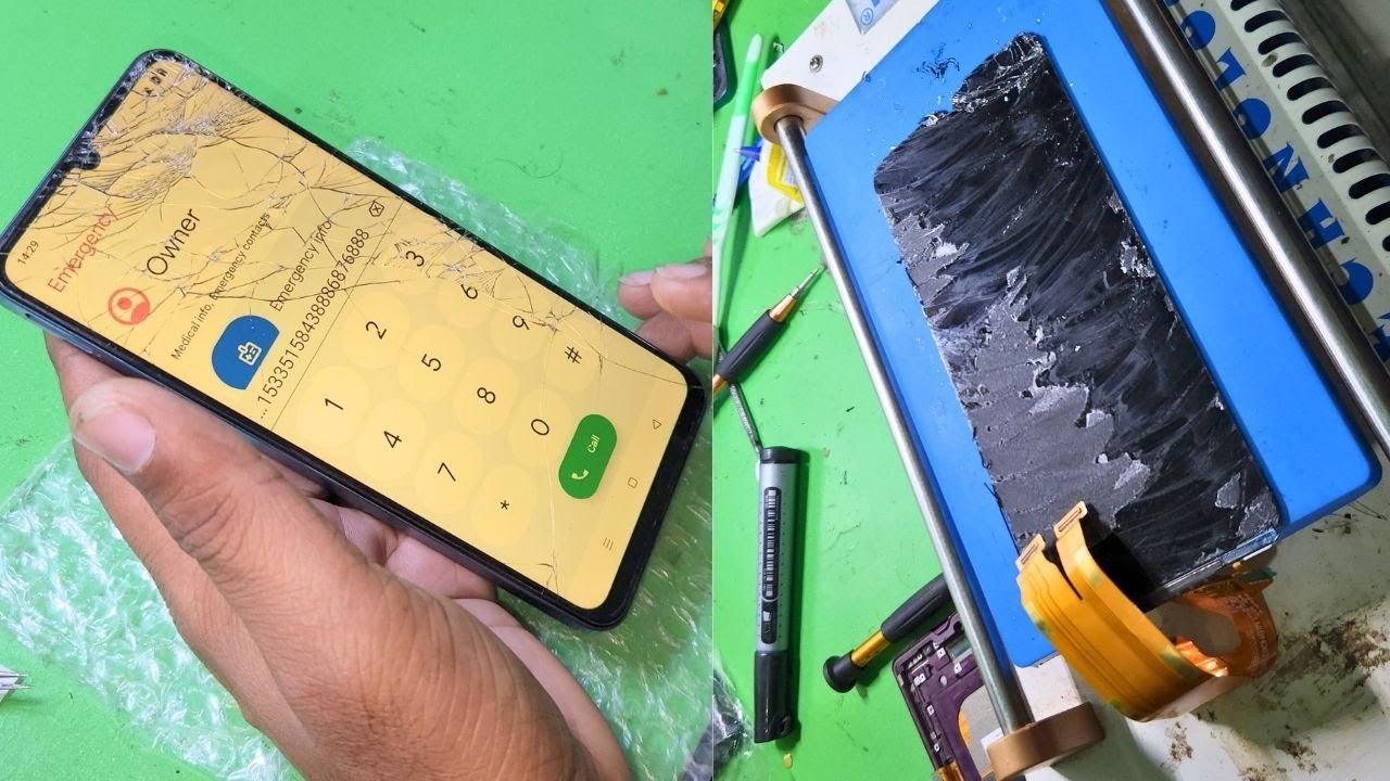 Восстановление поврежденного телефона Realme | Восстановление треснувшего телефона | Качественный...