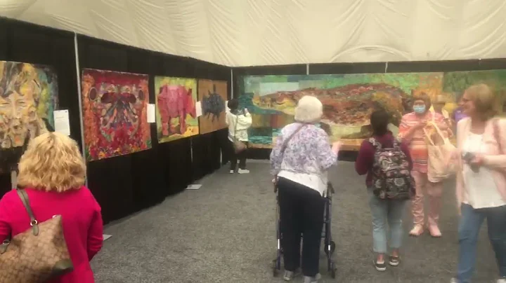 Susan Carlson "Specimens" Quilts at AQS Quiltweek-...