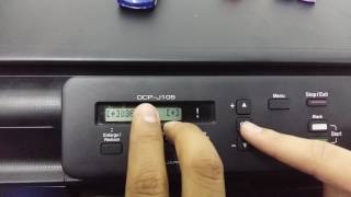 Conectar impresora Brother DCP-J105 a la red WiFi - YouTube