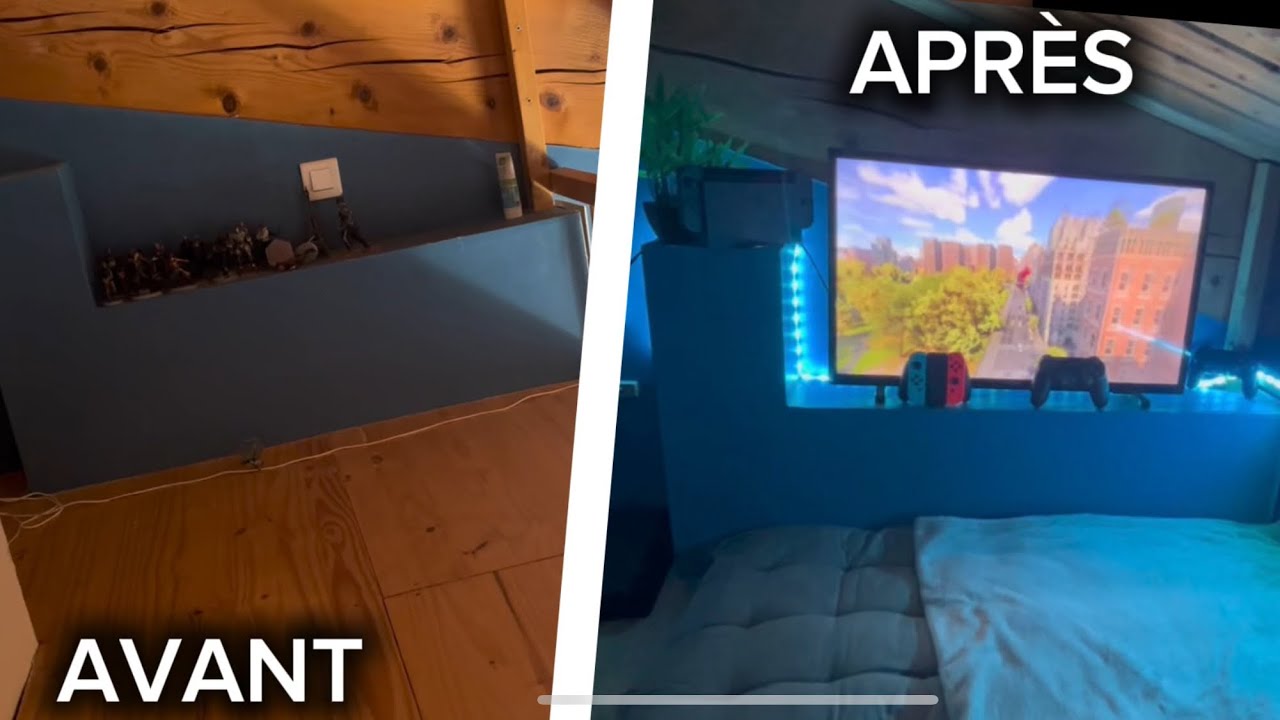 JE TRANSFORME MA CHAMBRE EN LA CHAMBRE DE MES RÊVES !!! (le résultat est incroyable)