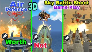 Air Defence 3D a sky Battle Shoot game play 2023 - Mobile Game Review - Rajus Game Tester screenshot 1
