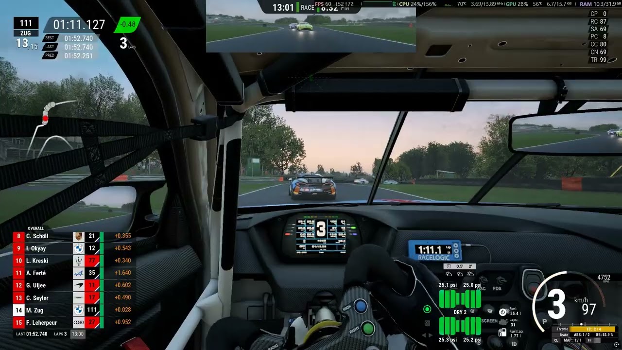 Assetto Corsa Competizione 2026 01 18   oulton gt4  day night