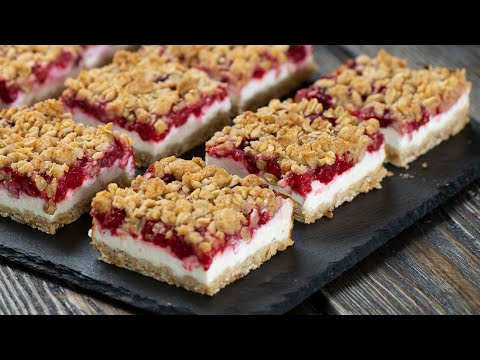 Raspberry Yogurt Bars