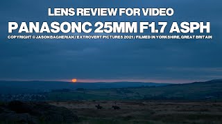 Lens Review For Video: Panasonic G 25mm F1.7 ASPH