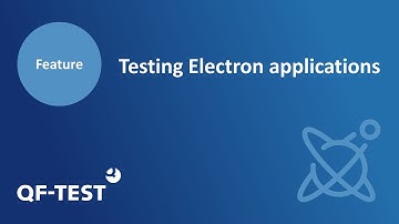 Testing Electron applications with QF-Test