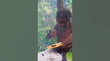 Would You Eat This Mans Food Shorts Jamaica Rasta Rastafari Food Bushman Hungry 