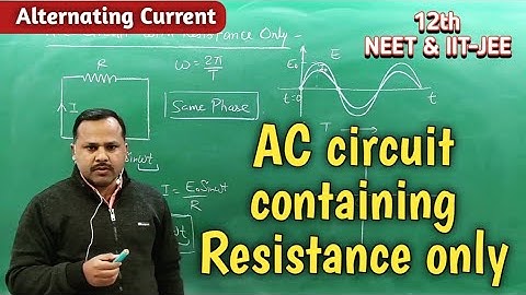 6. AC circuit containing Resistance only || class 12th || Physics handwritten notes