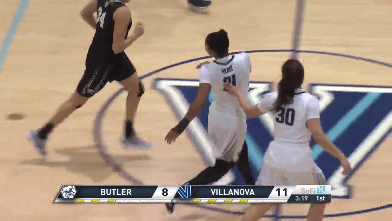 Villanova Women's Basketball Jan. 2, 2017 Highlights vs. Butler