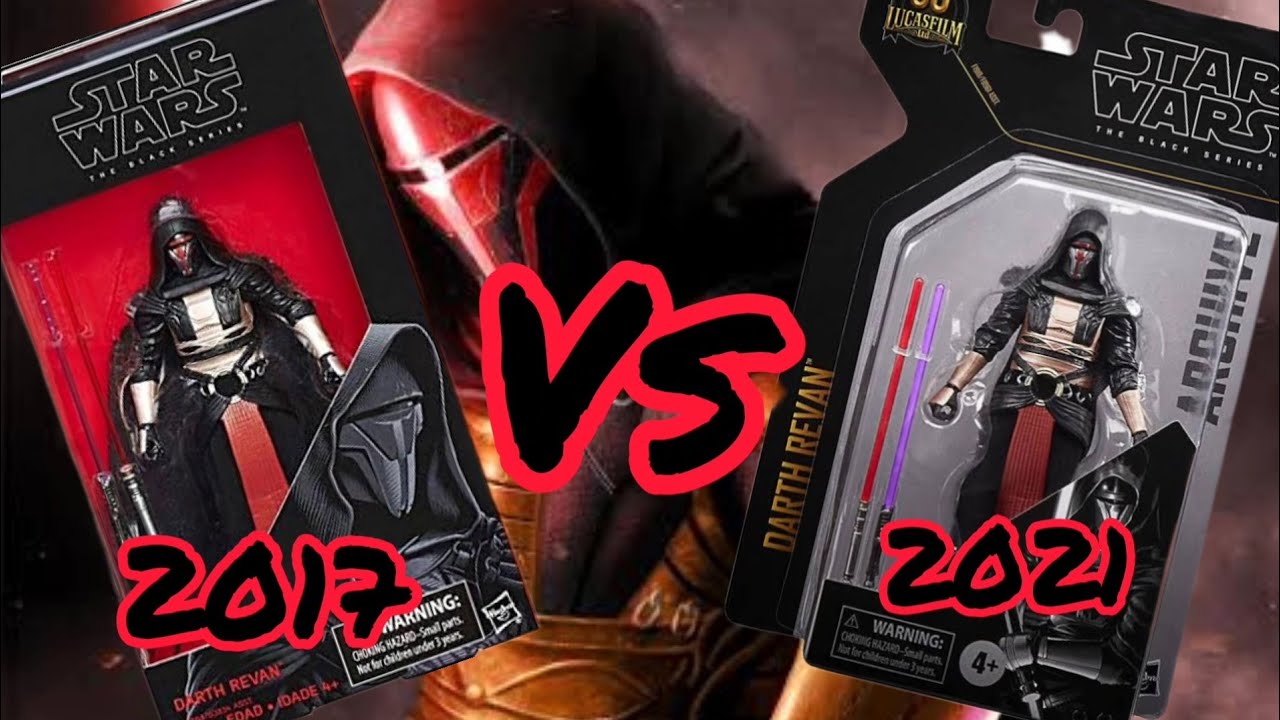 Darth Revan Black Series (2017) VS Darth Revan BS Archive (2021) Revisión en Español