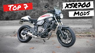 Top 7 XSR700 modifications (and a few extras)