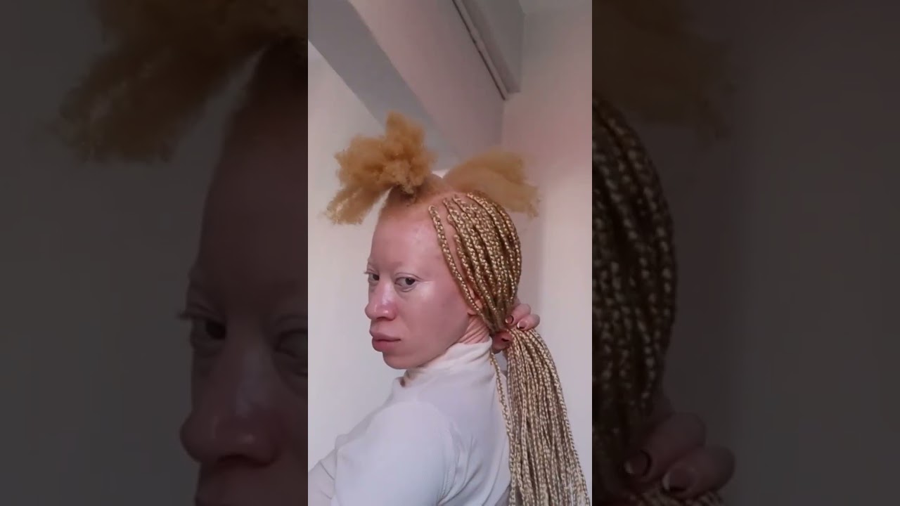 Braiding my own hair, goddess braids 