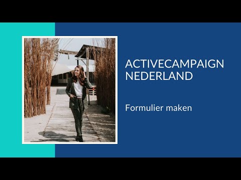 ActiveCampaign Nederland - Formulier maken