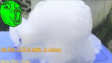 Hưng Nhím Blogs -Thử cho đá khô CO2 vào nước xà phòng và Điều gì sẽ xảy ra..