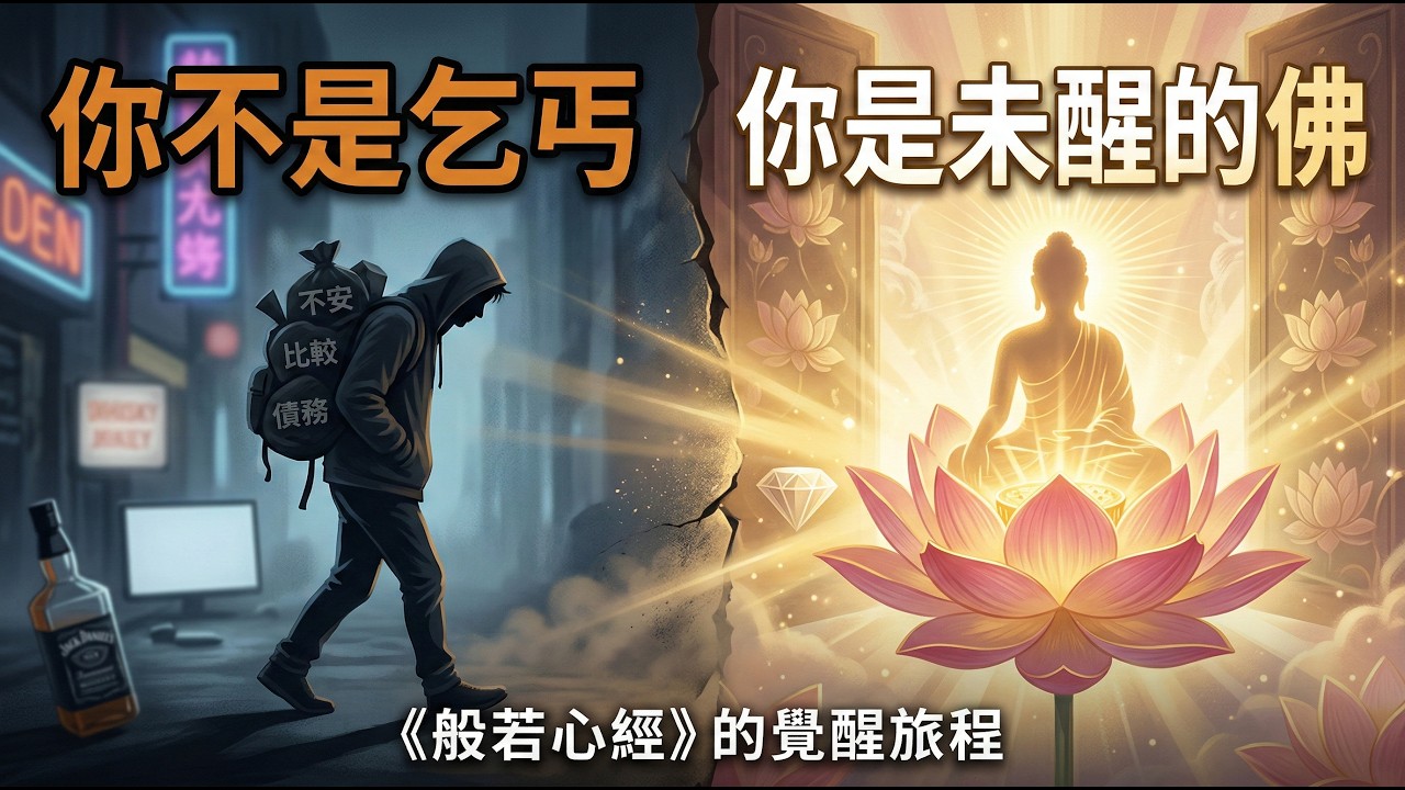 你只是睡得太熟了：這不是變好，而是認出你自己 | 奧修 | 般若心經 | 佛性 | 覺醒 | 靈性成長 | 內在探索 | 意識層級 | 觀自在 | 禪修 | 生命意義