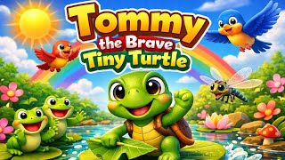 Tommy the Brave Tiny Turtle 🐢 | Fun Kids Song & 3D Animated Story