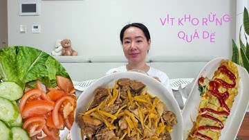 Cơm Nhà .Món Vịt Kho Rừng Ấm Áp Ngày Mùa Đông Giữa Trời Hàn