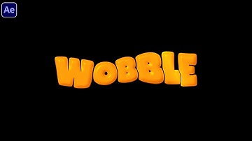 Wobbly Text Animation | After Effects Tutorial 2023