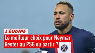 Le meilleur choix pour Neymar : Rester au PSG ou aller à Manchester United ?
