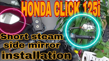 HONDA CLICK 125i I SIDE MIRROR INSTALLATION I MUGEN BRAND I TRAVELTVLO