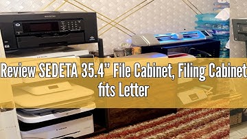 Review SEDETA 35.4” File Cabinet, Filing Cabinet fits Letter/A4 Size, 2 Drawe File Cabinets for Home