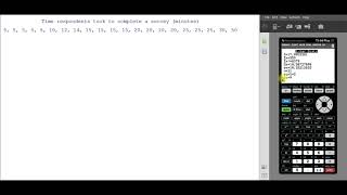 Summary Statistics on TI-84 Plus