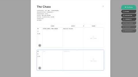How to Start Multi-AV Script in Celtx