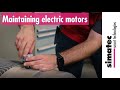 Electric motor maintenance with simatec