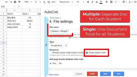Creating a Mail Merge with Autocrat and Google Documents.